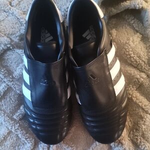 Adidas Women's  Black and White Athletic Shoes